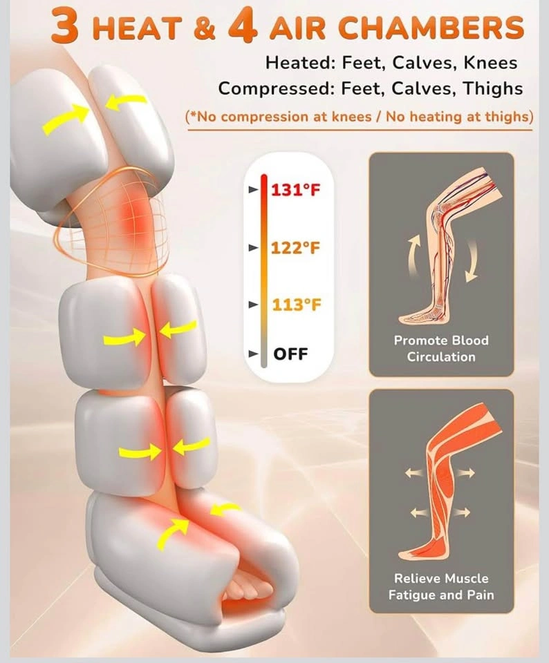 Leg Compression Massager with Heat - photo 4