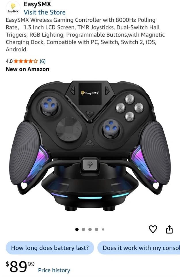 EasySMX Wireless 8K Pro Gaming Controller
