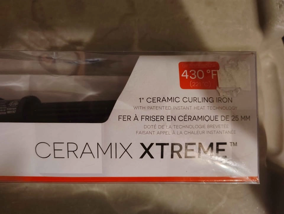 New Open Box BaBylissPRO Ceramix Xtreme 1" Curling Iron - Tested - photo 3