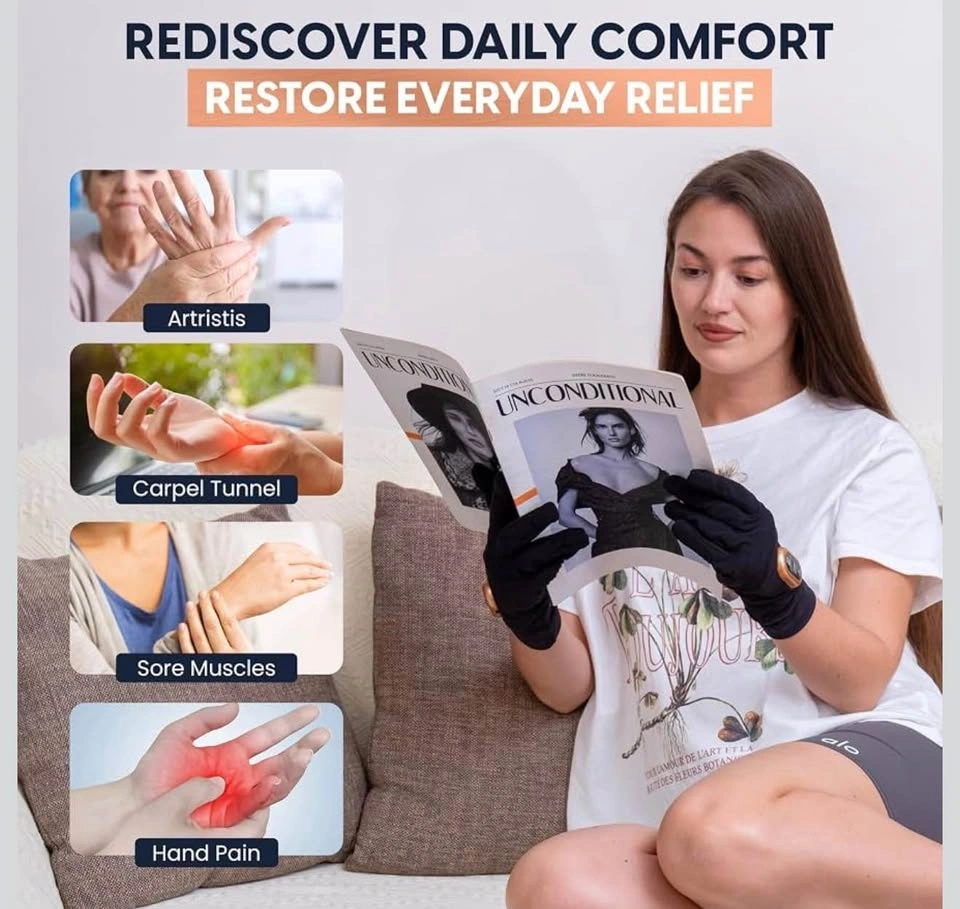 VIBRATING & HEAT MASSAGING GLOVES (L/XL) - photo 5