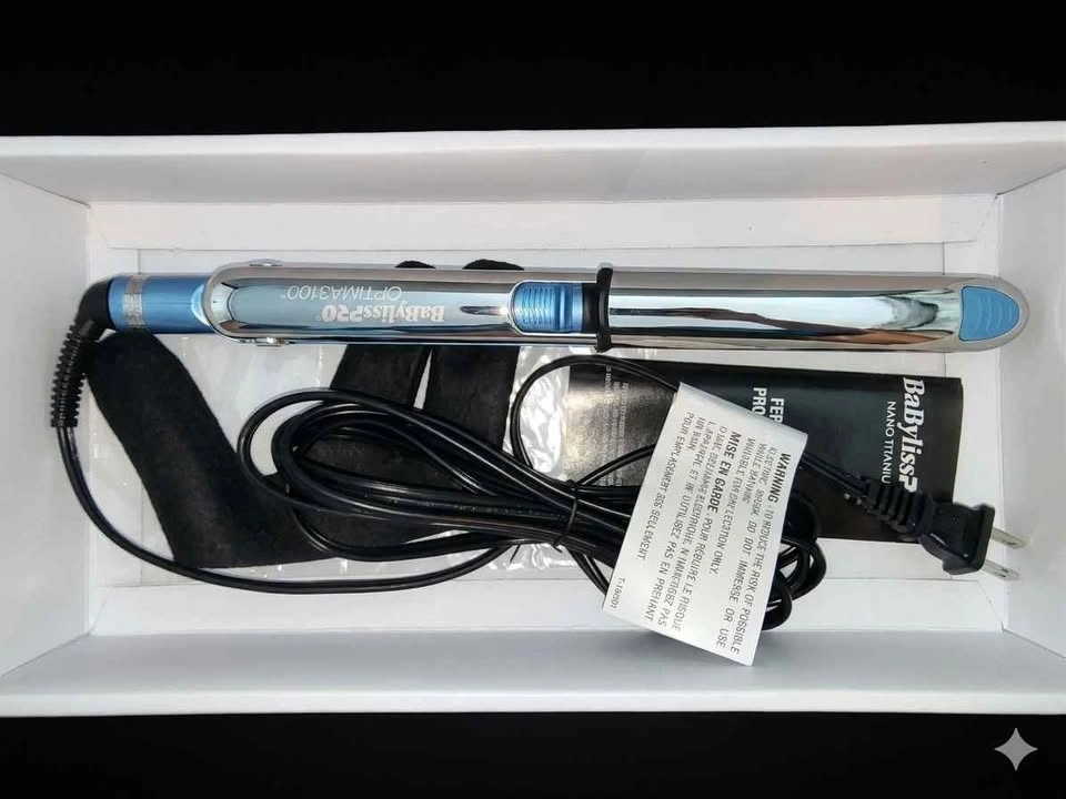 BaBylissPRO Nano Titanium Optima3100 1" Flat Iron – Like New - photo 2