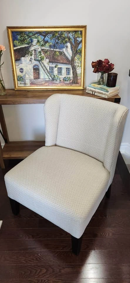 Cream/Beige Accent Chair - photo 2