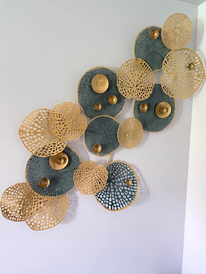 Large Teal & Gold Wall Art - 175$ Each - photo 2