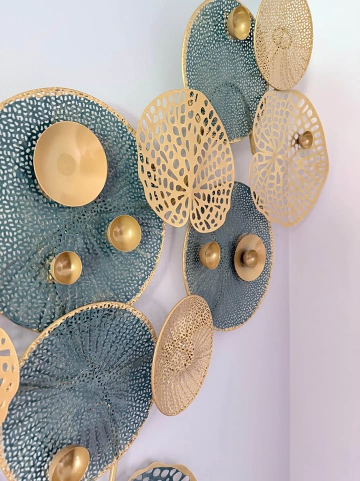 Large Teal & Gold Wall Art - 175$ Each - photo 4