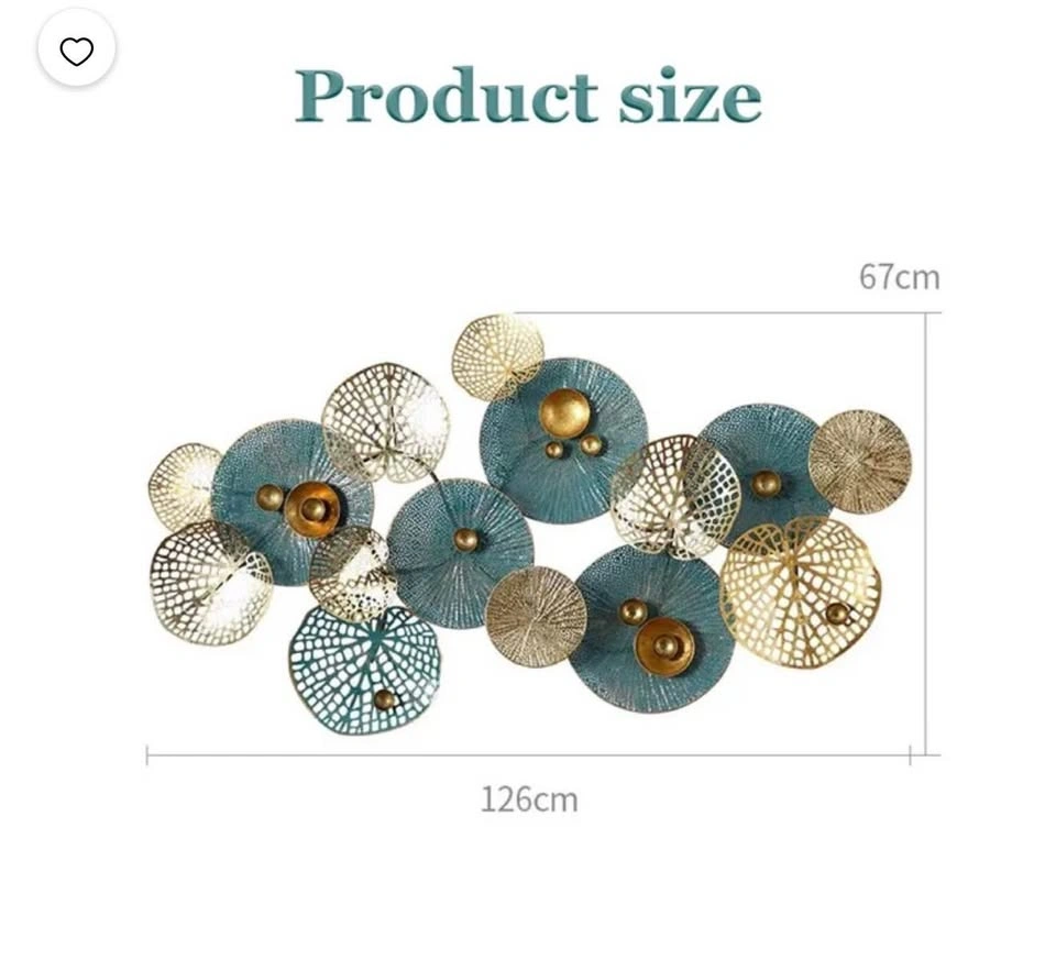 Large Teal & Gold Wall Art - 175$ Each - photo 5