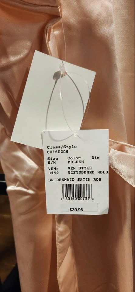 David’s Bridal Satin Robe - Brand New - photo 3
