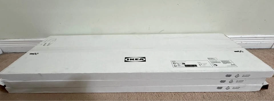 3 IKEA Bergshult Shelves