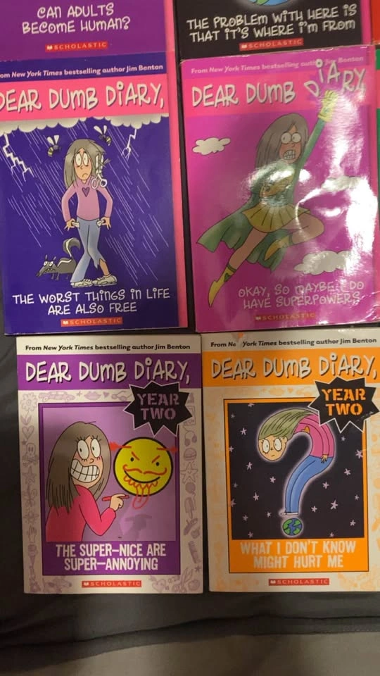 Dear Dumb Diary Book Lot by Jim Benton - 14 Books - photo 4