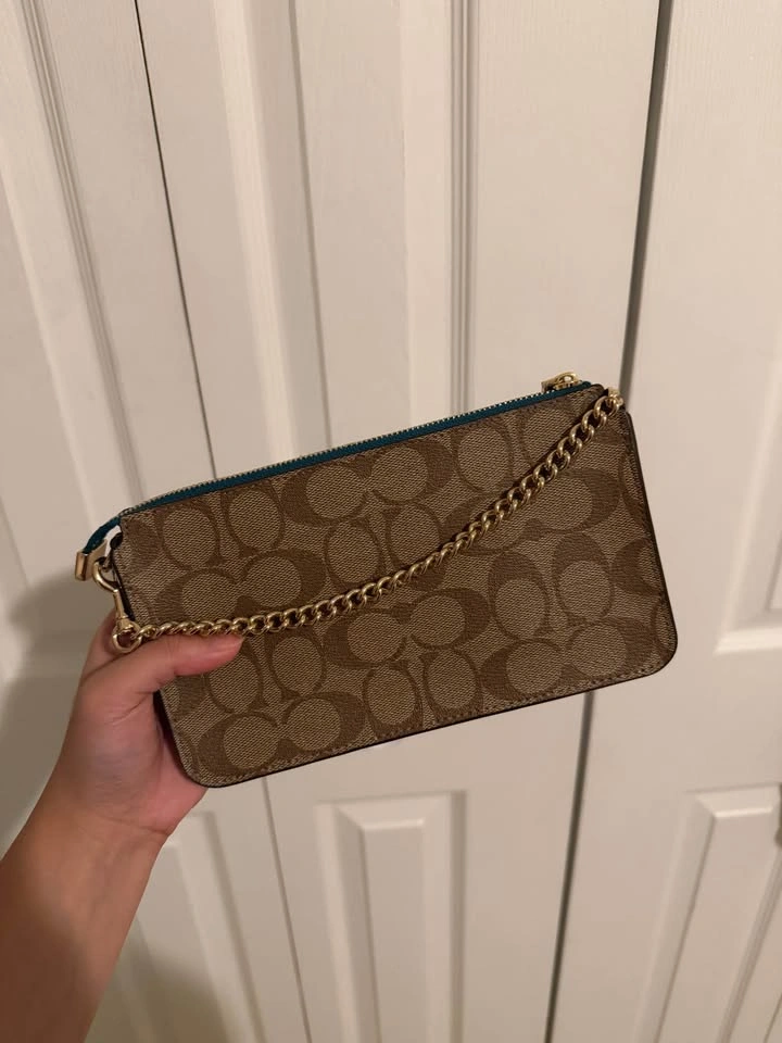 Poppy Signature Leather Coin Pouch Crossbody Bag - photo 3