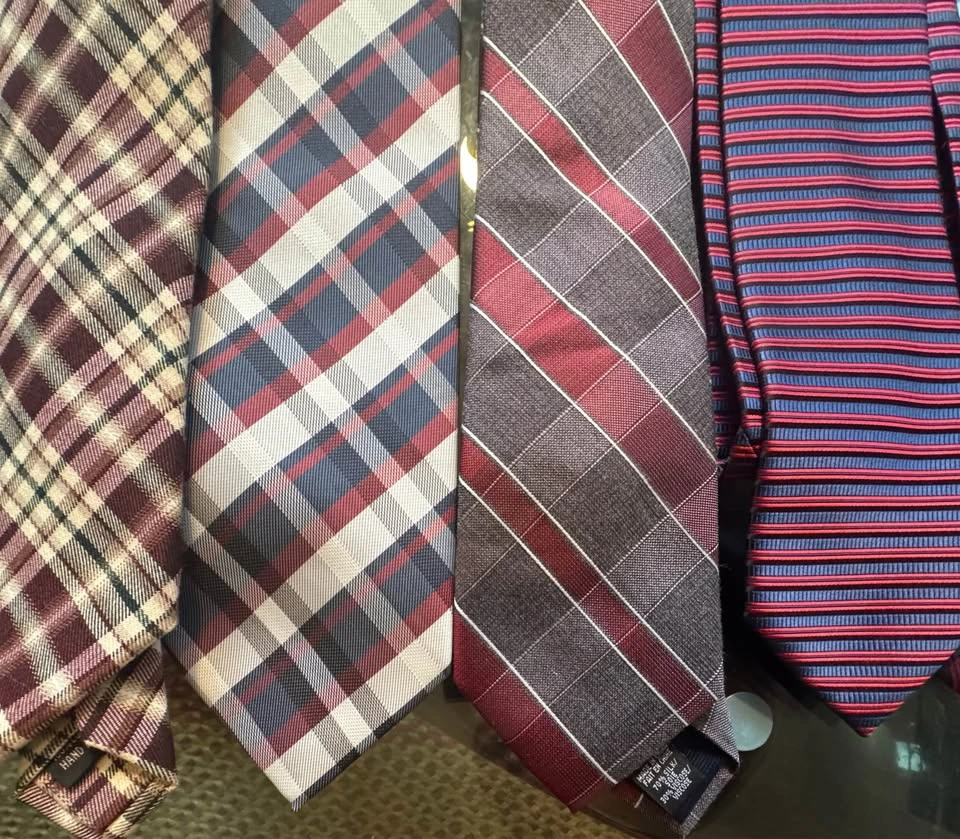 Men's Dress Tie Lot (4 Pack) - Michael Kors, Plaid & Striped - photo 4