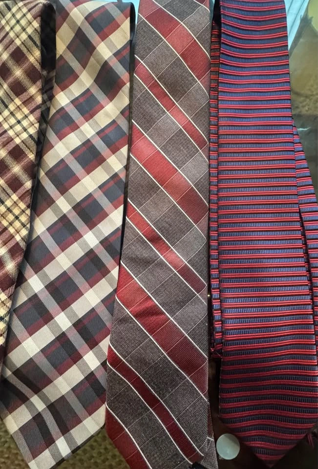 Men's Dress Tie Lot (4 Pack) - Michael Kors, Plaid & Striped - photo 5