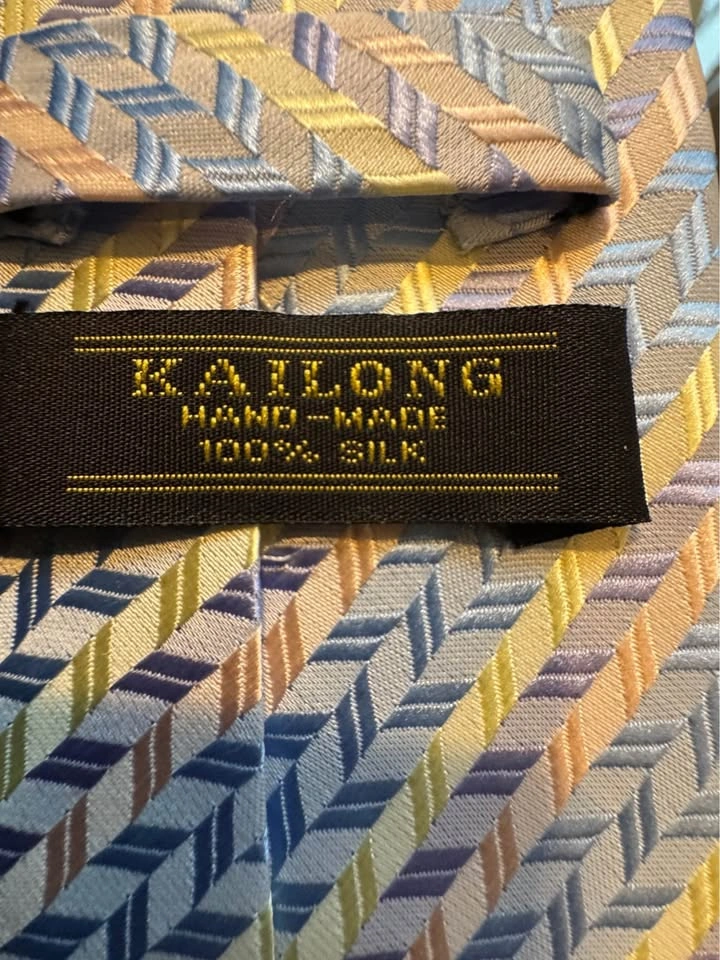 Lot of 4 Premium Men's 100% Silk Neckties – Handmade - photo 4