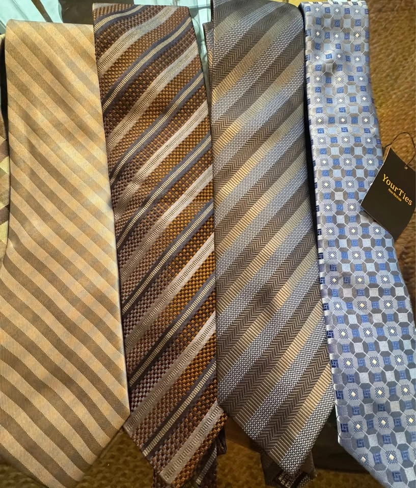 Men’s Business Casual Dress Ties – Striped, Checkered & Geometri - photo 3