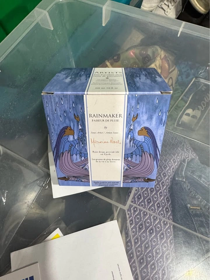 BRAND NEW IN BOX Maxine Noel "Rainmaker" Indigenous Art Mug - photo 3