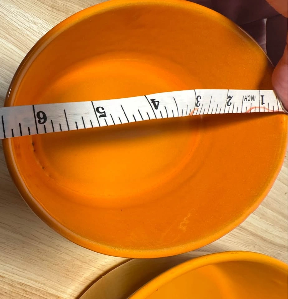 Vintage Le Creuset Flame Orange #16 Oval Cast Iron Gratin Dish - photo 3