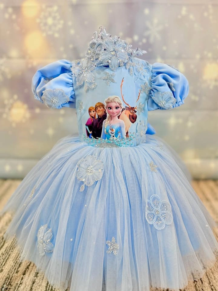 Disney Frozen Elsa Gown – Size 4–5T - photo 2