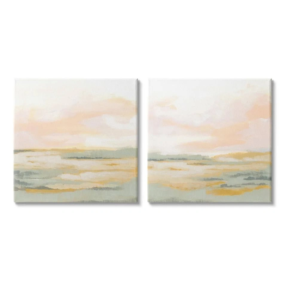 Sunrise Sky Abstraction Wrapped Canvas by June Erica Vess - photo 4