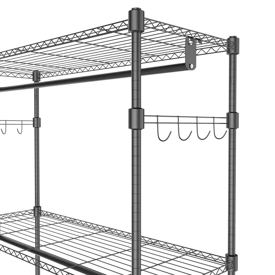 Kaylia 47.2” Rolling Clothes Rack – Black | Brand New in Box - photo 3