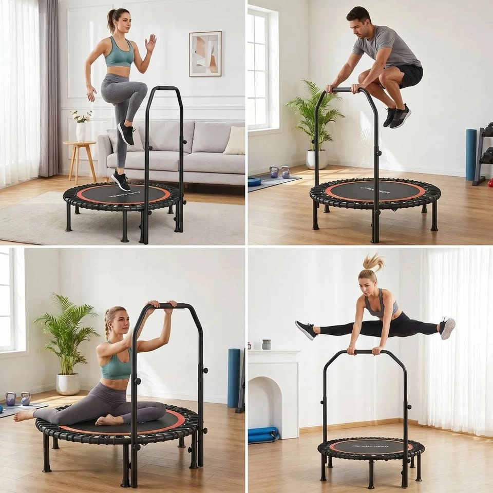 40” Foldable Mini Trampoline – 450 LBS Capacity – Brand New - photo 5