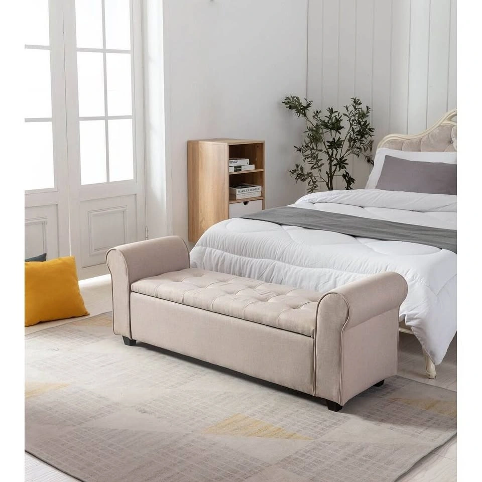 Porthos Home Wena Storage Bench – Beige - photo 2
