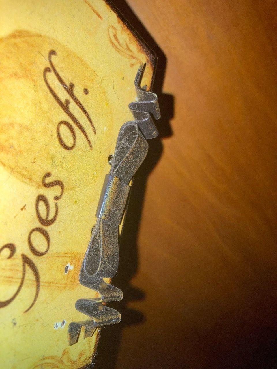 5”x12” Metal “Dinner Will Be Ready” Kitchen Sign - photo 3