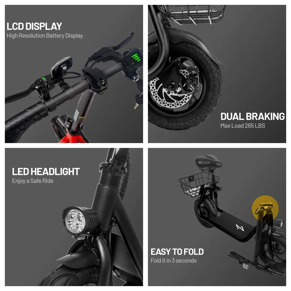 BRAND NEW Phantom Gogo Commuter R1 Seated Electric Scooter - photo 4