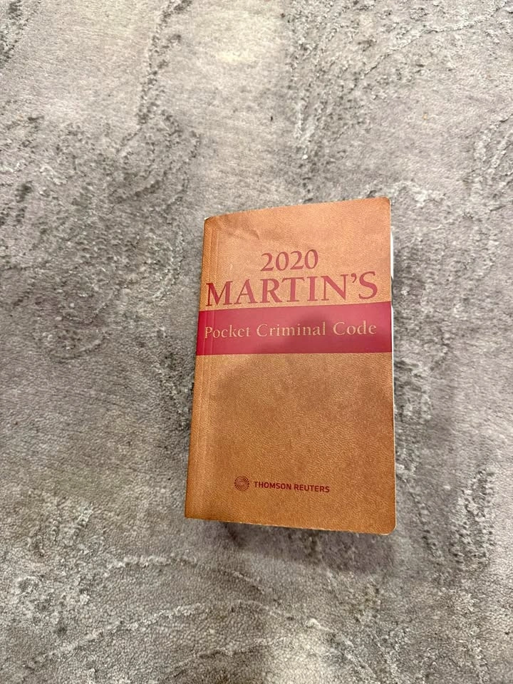 2020 Martin's Pocket Criminal Code