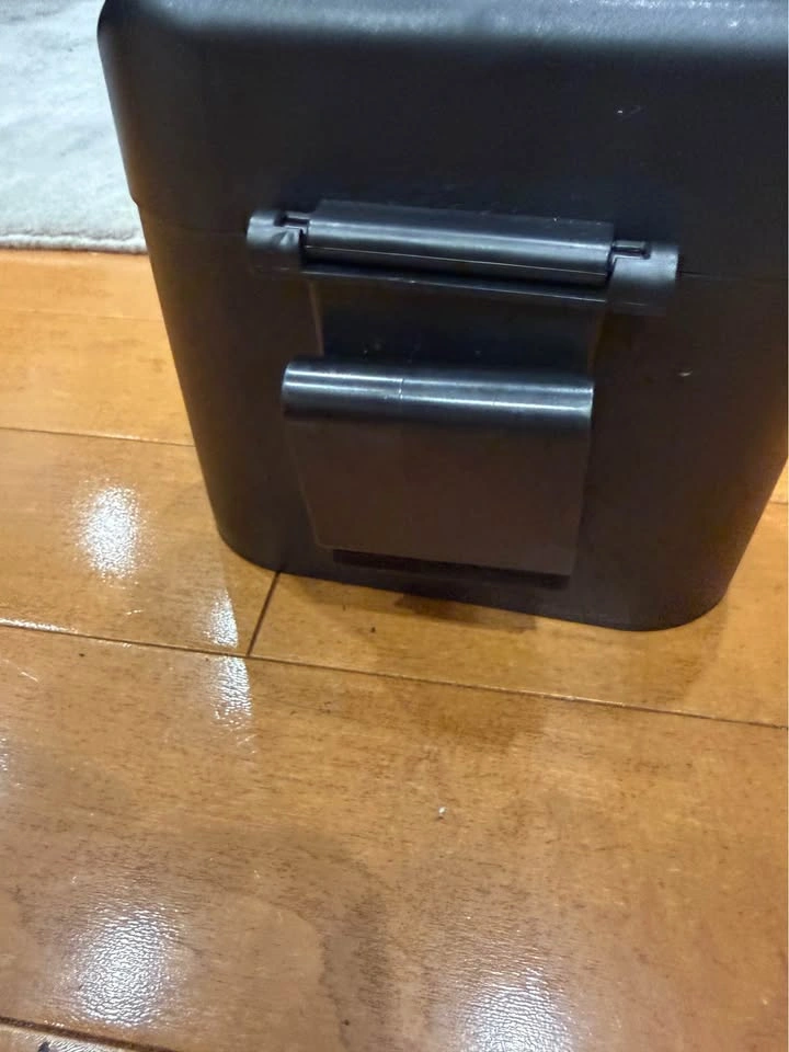 Black Car Trash Can with Push Lid - photo 3