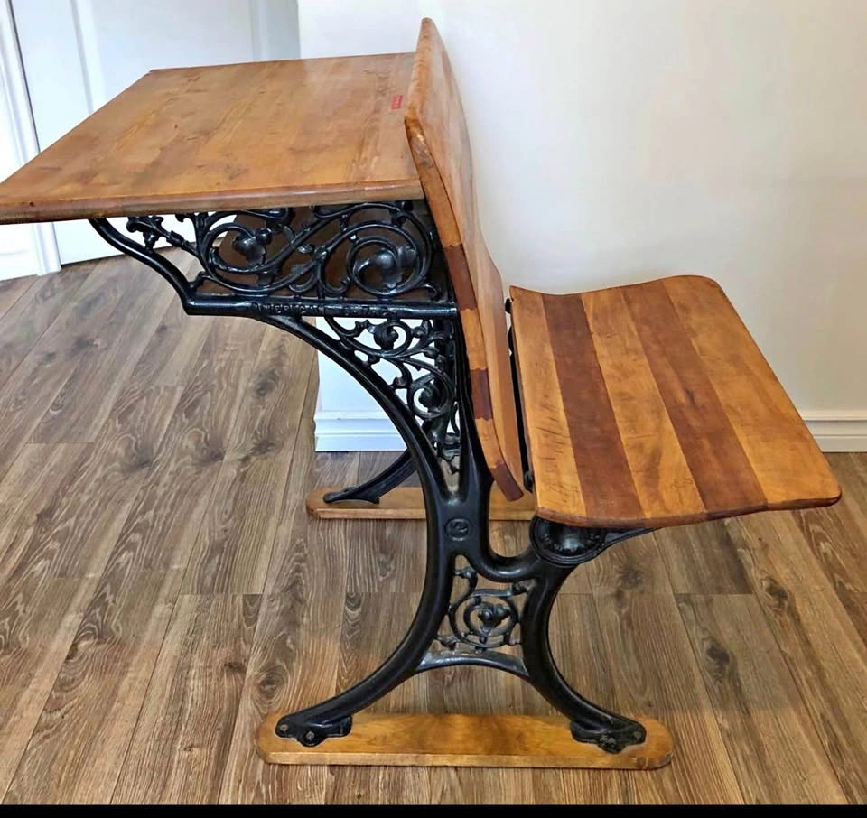 Antique American Seating Co School Desk