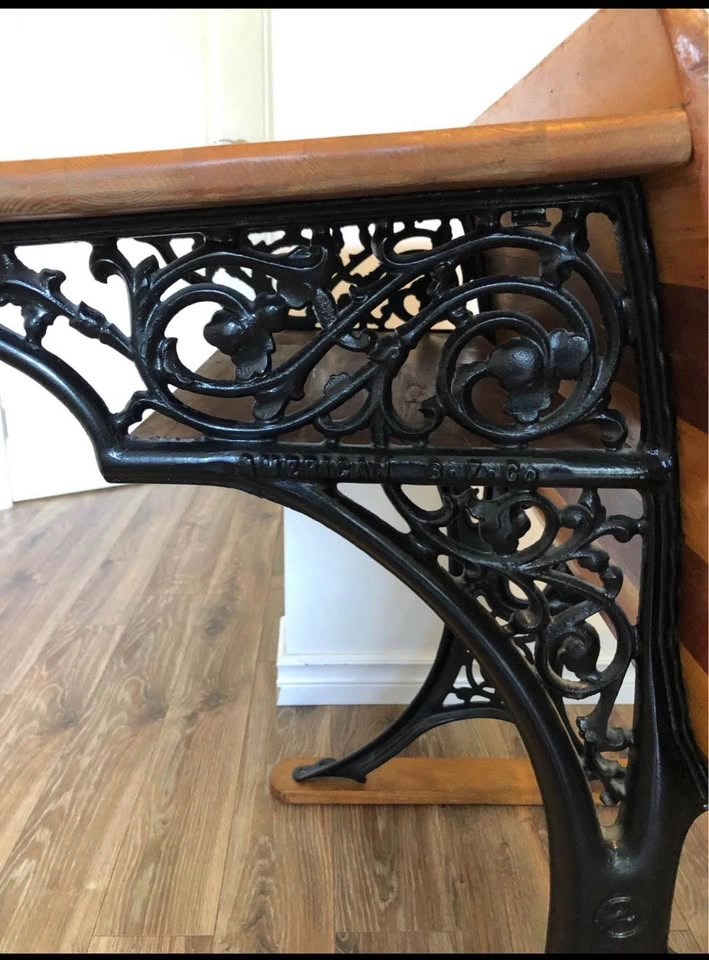 Antique American Seating Co School Desk - photo 2