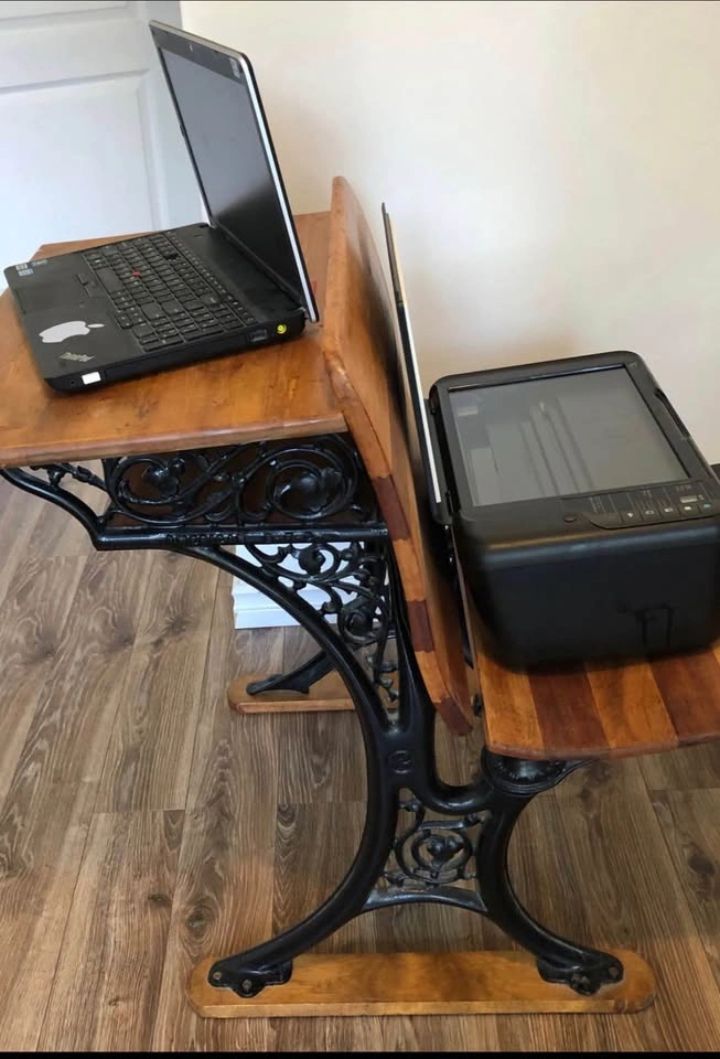 Antique American Seating Co School Desk - photo 3