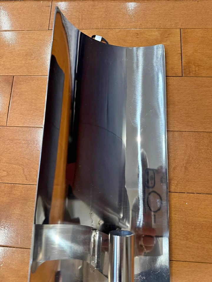 H&M Home Stainless Steel Wall Candle Sconce