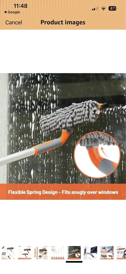eazer 89" Squeegee Window Cleaner 2 in 1 - photo 5