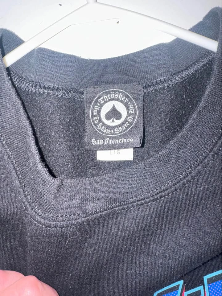 Thrasher Godzilla Logo Sweatshirt - photo 2