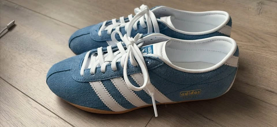 Adidas Tokyo Taekwondo Shoes - Blue - Size 6.5 - photo 2