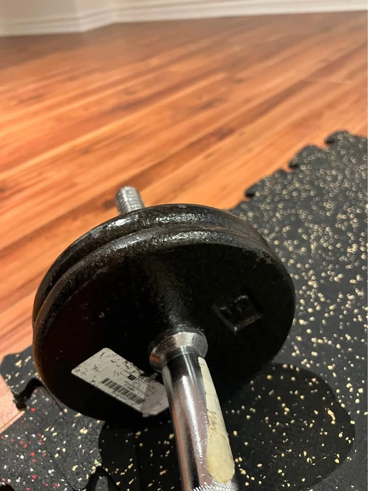 EZ Curl Bar with 5lbs Weight Plates (4 pieces) - photo 2