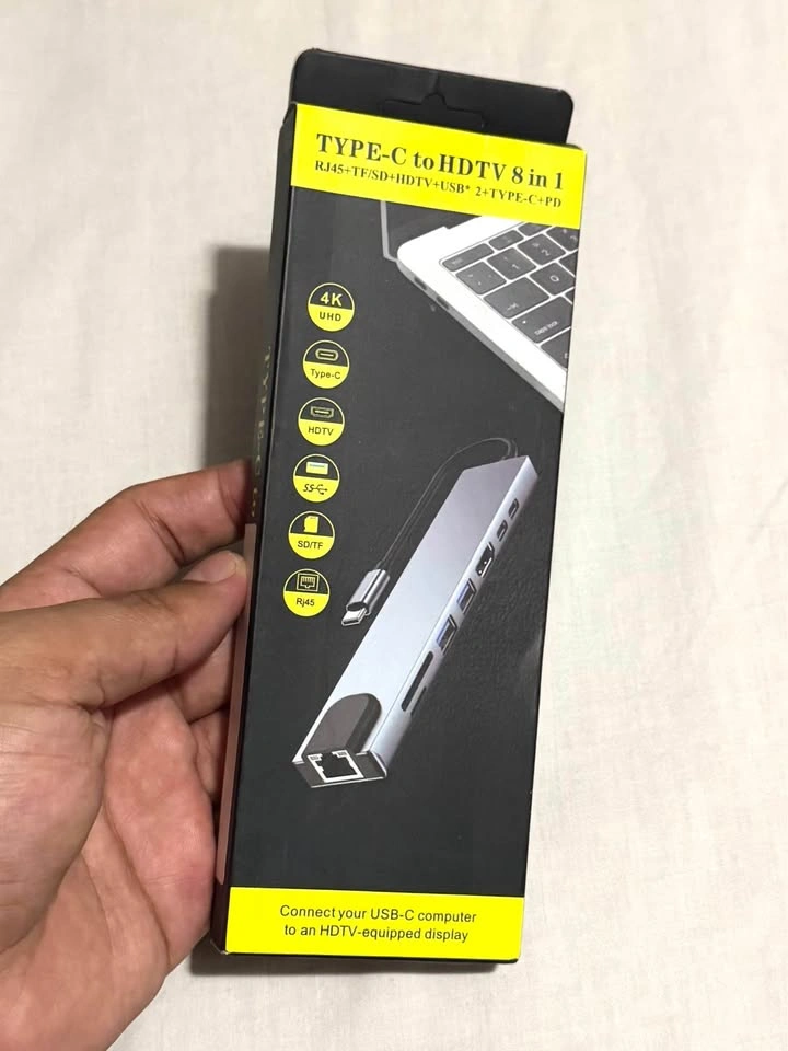 8-in-1 USB-C Hub Docking Station for MacBook/Laptop *NEW* - photo 2