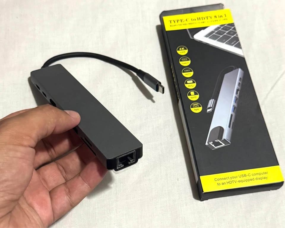 8-in-1 USB-C Hub Docking Station for MacBook/Laptop *NEW* - photo 4