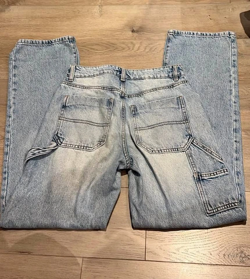 Garage Denim Slouchy Carpenter Jeans - size 0