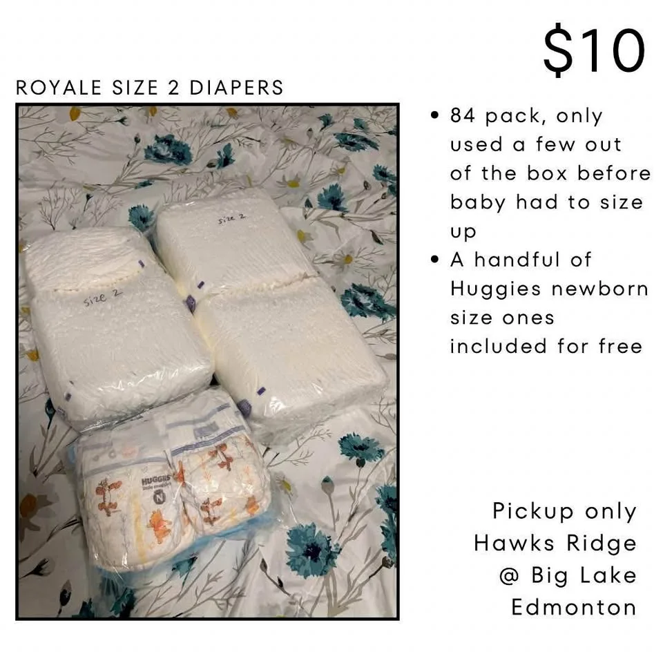 Royale size 2 diapers