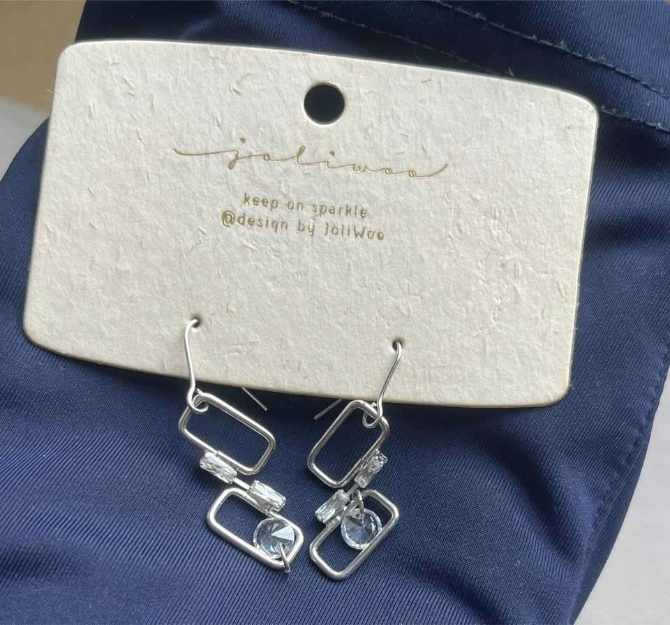 Silver Dangling Earrings