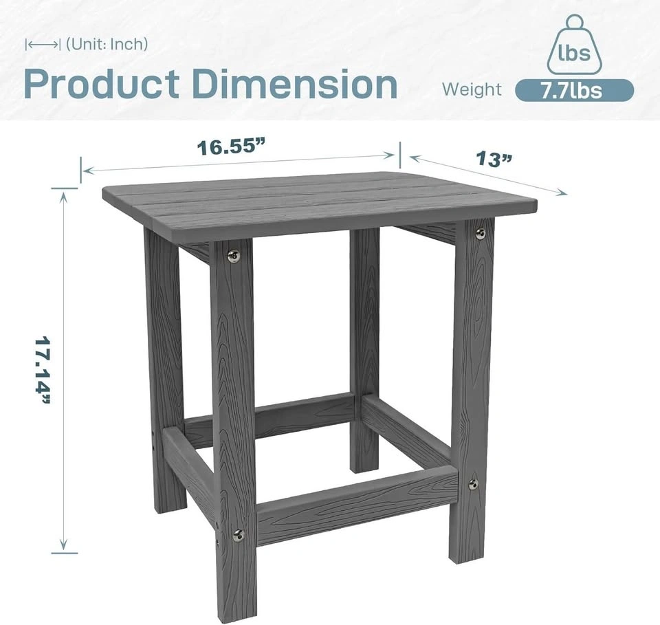Wooden Side Table - photo 3