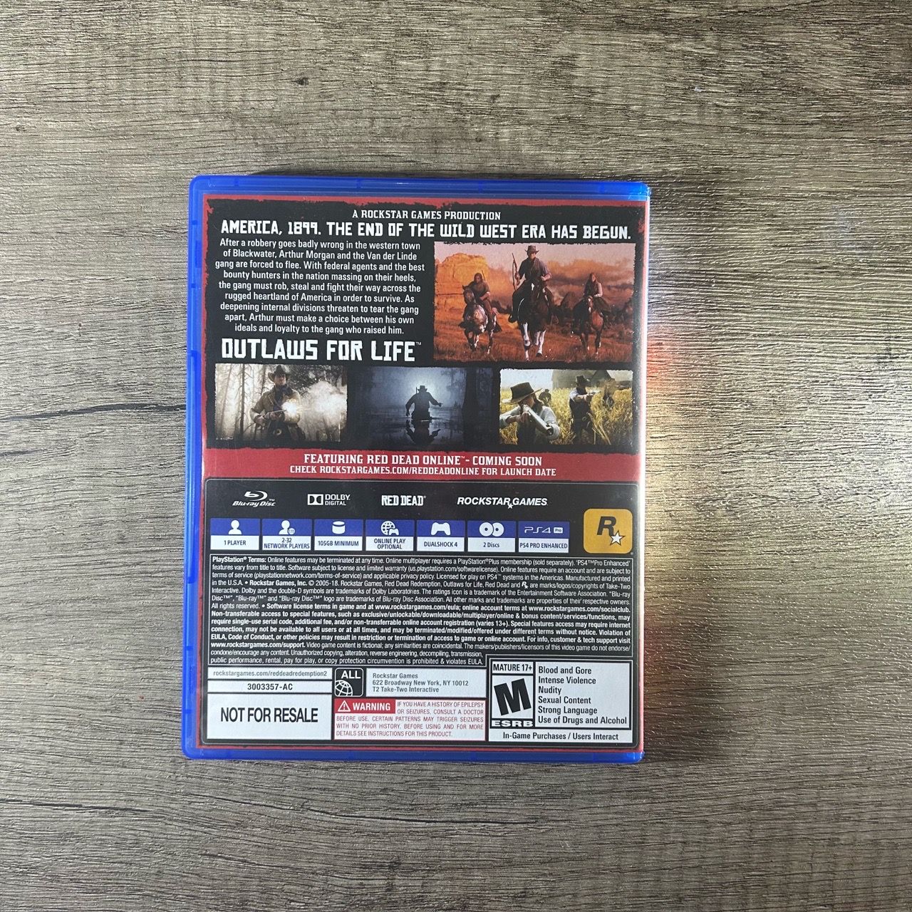 Red Dead Redemption 2 PS4 game - photo 2