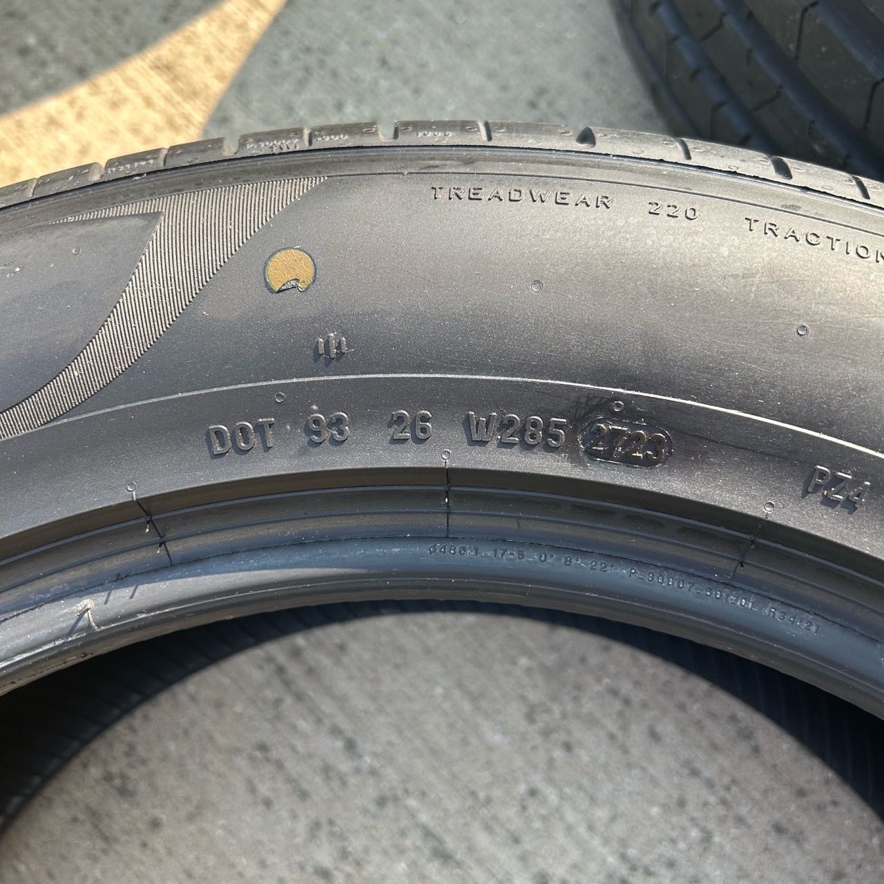 255/55R19 107W Pirelli P ZERO PZ4 set of 4 tires - photo 3