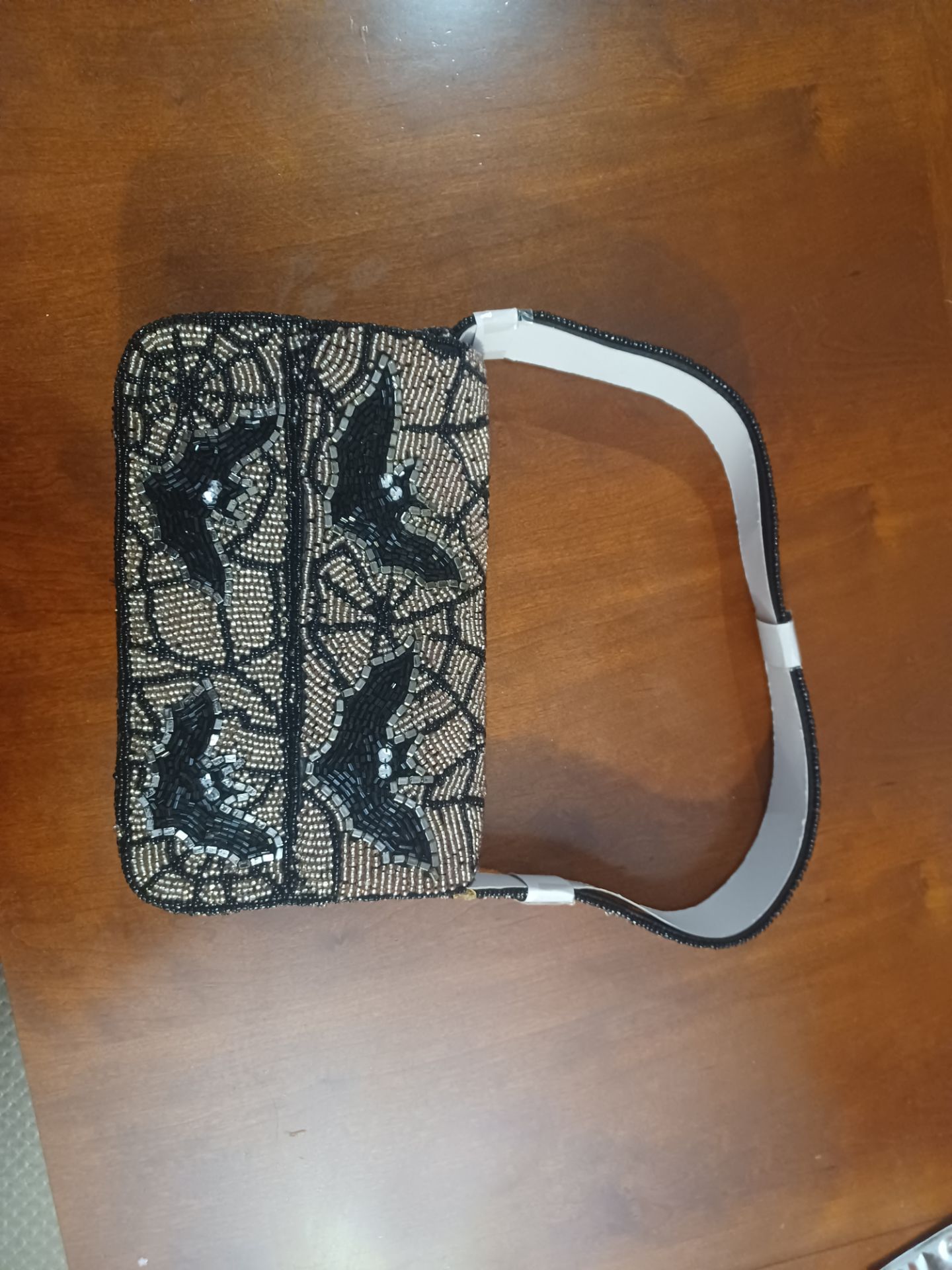 Viral TikTok Halloween Black Bat Beaded Purse