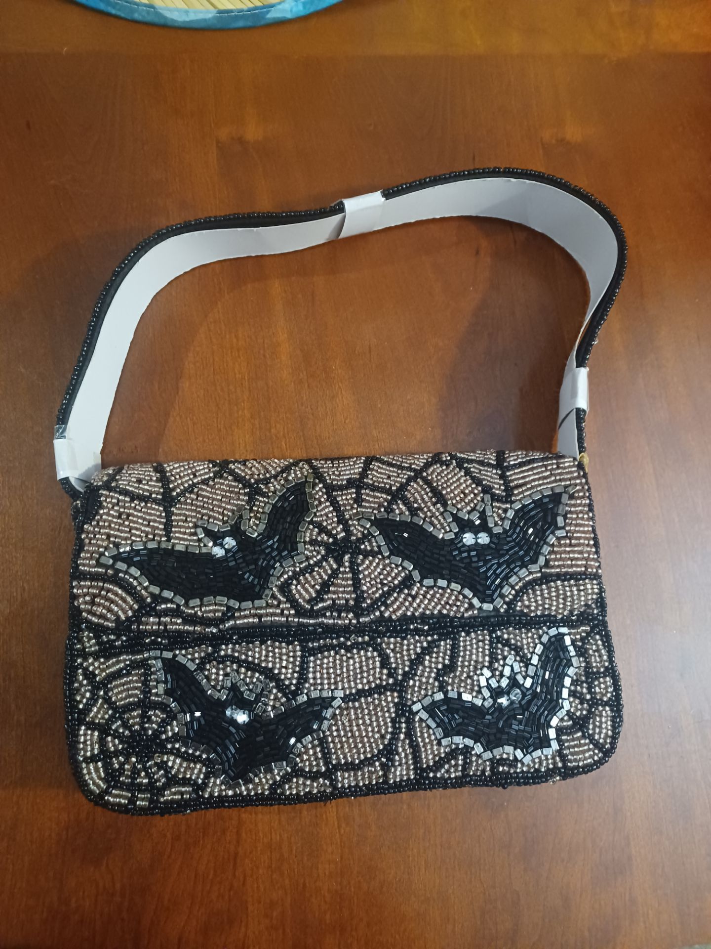 Viral TikTok Halloween Black Bat Beaded Purse - photo 2