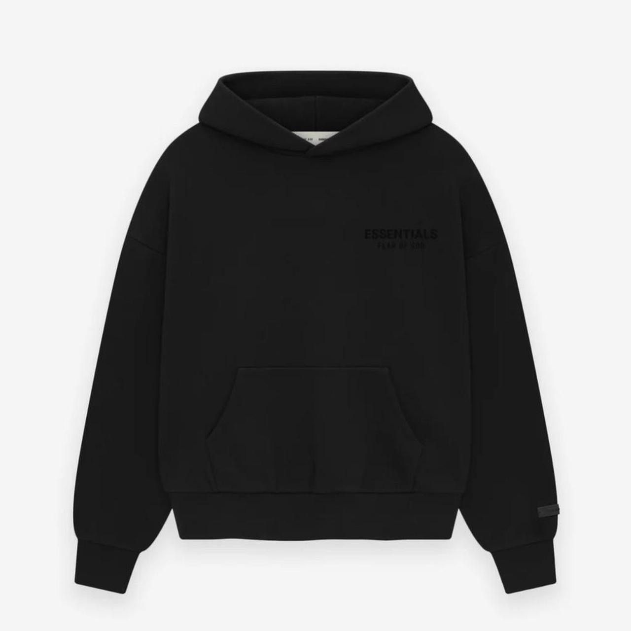 Fear of God Essentials Black Hoodie Medium