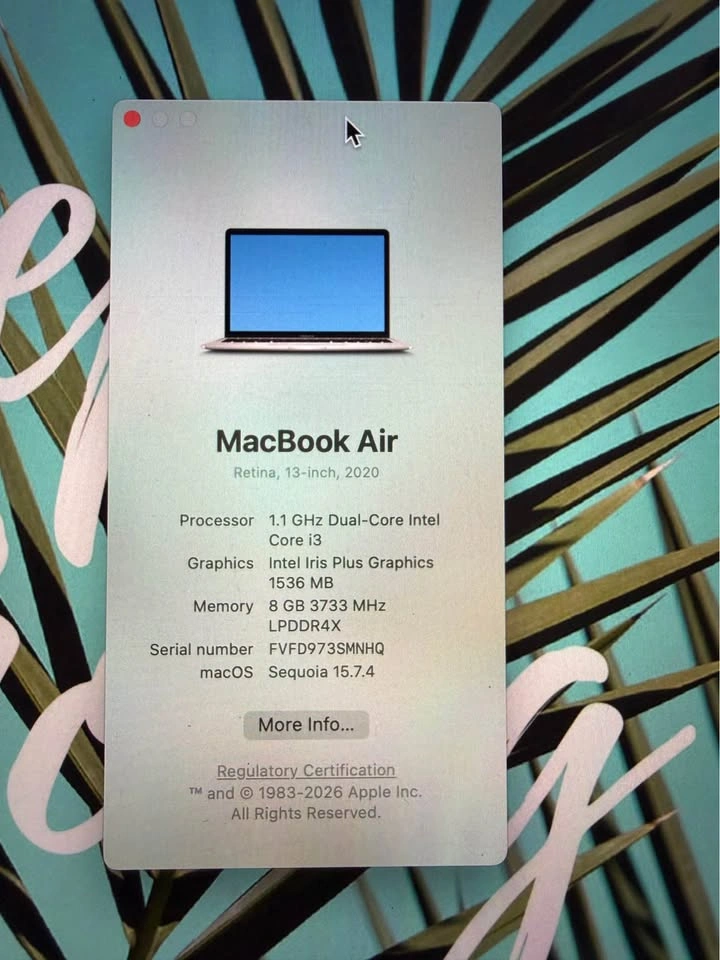 MacBook Air 13” 2020 – Space Grey - photo 2