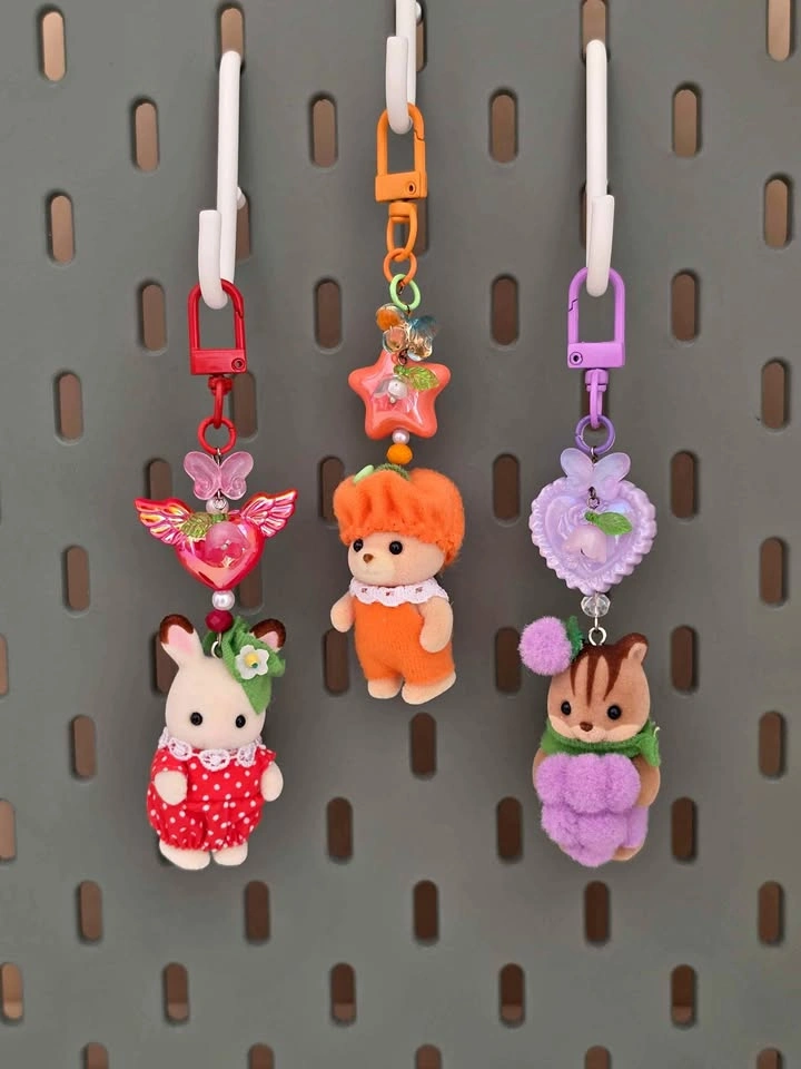 Handmade Sylvanian Families Calico Critters Keychains