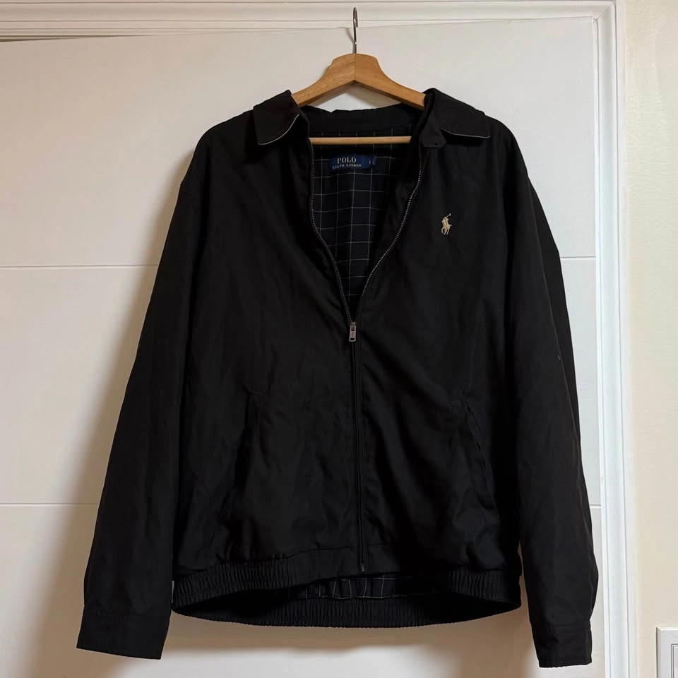 Polo Ralph Lauren Men’s Harrington Jacket Coat Black Size Large - photo 2